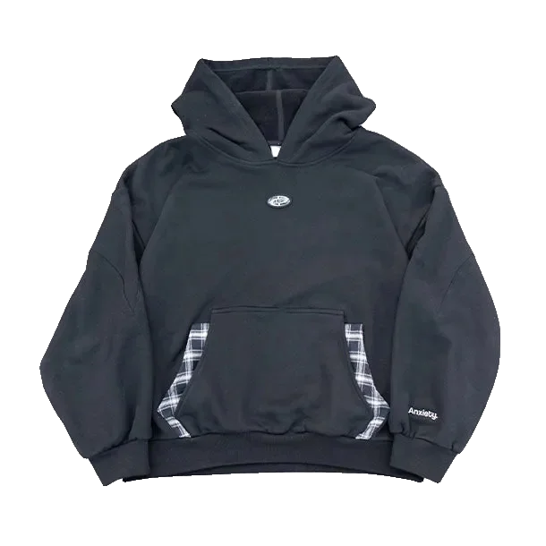ANXIETY HOODIE BLACK